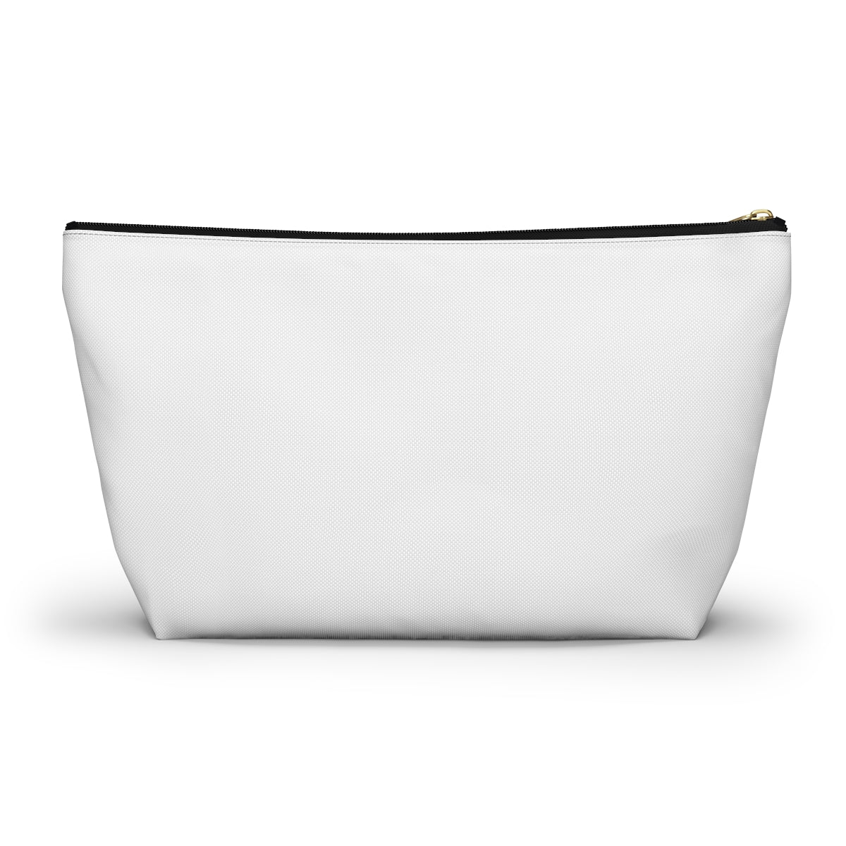 Accessory Pouch with T-bottom Black and Gold Logo