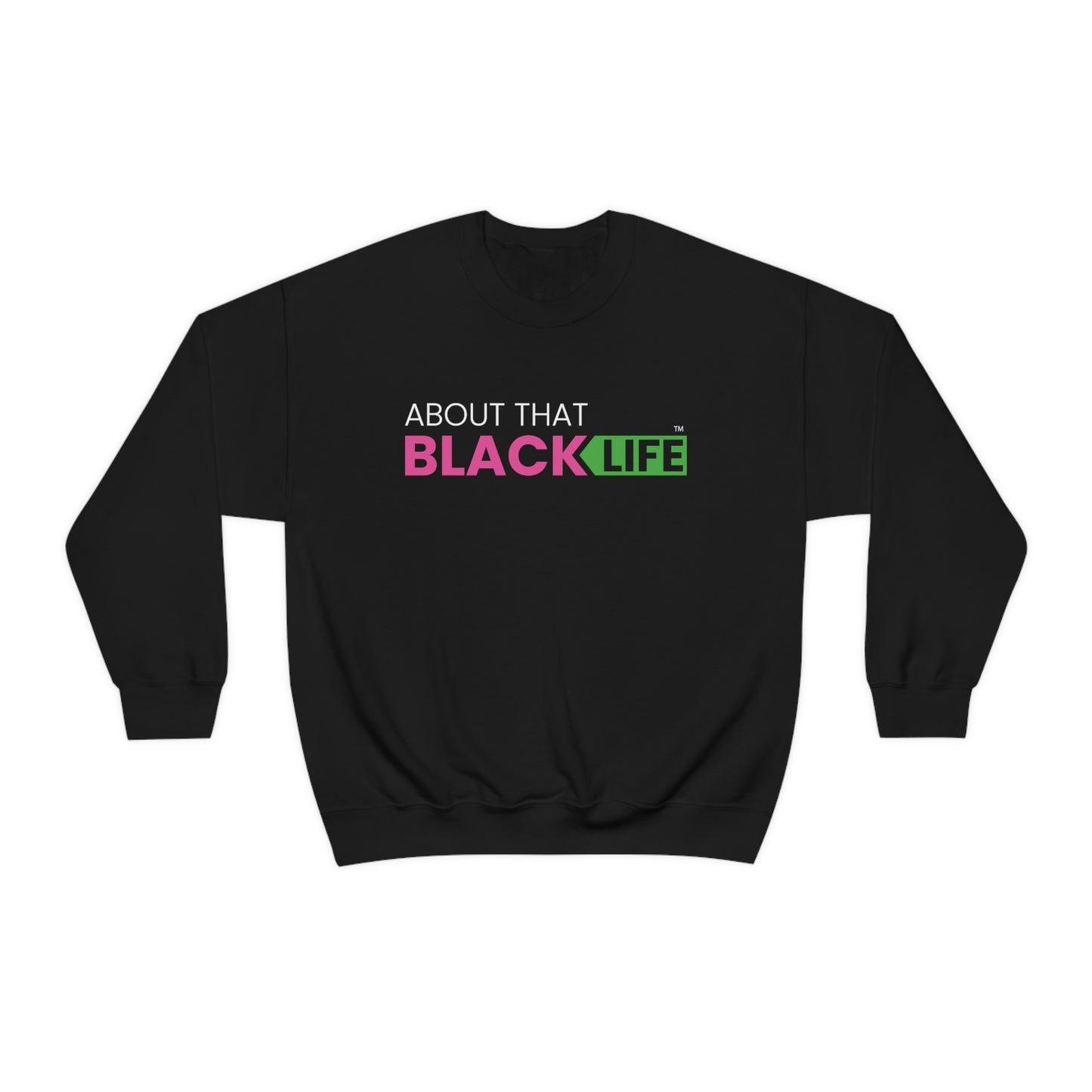 ATBL™ Crewneck Sweatshirt Pink and Green ATBL Logo