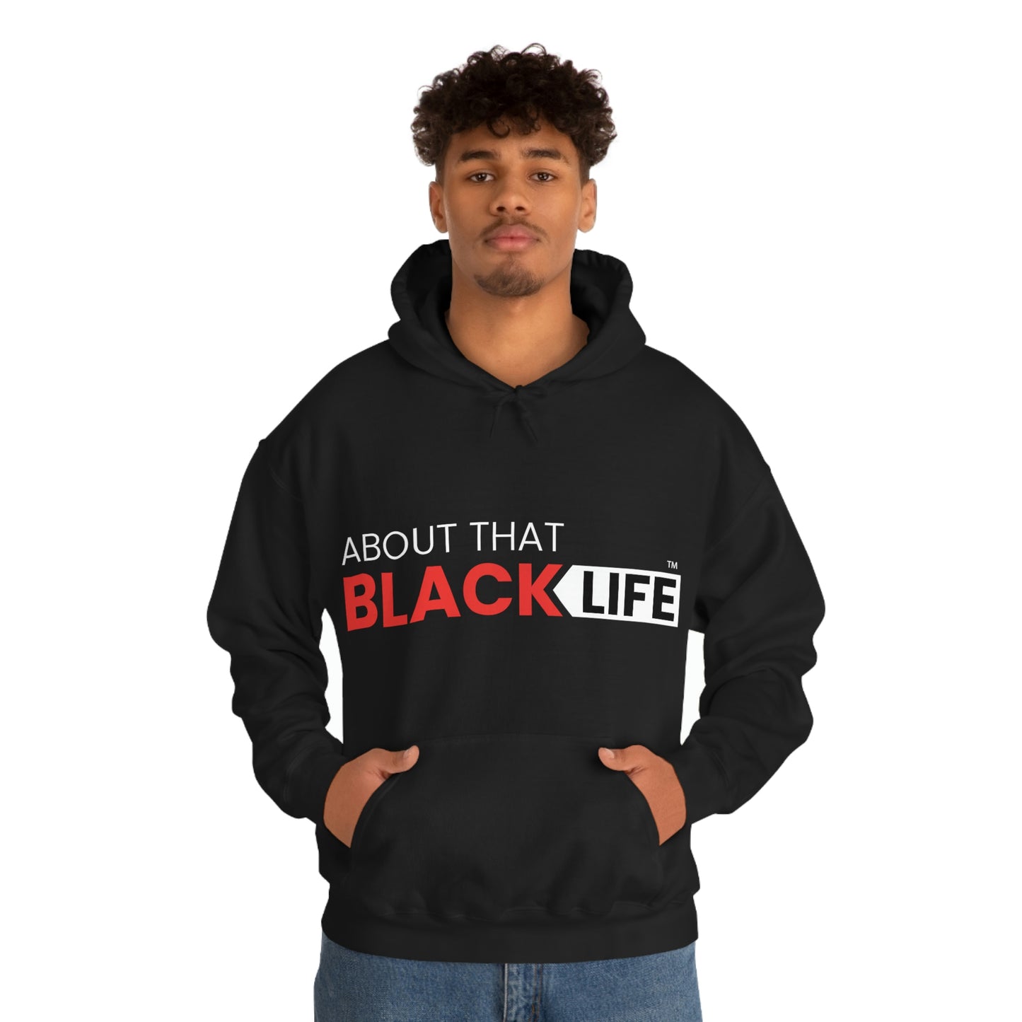 Embroidered ATBL™ Red and White Hoodie