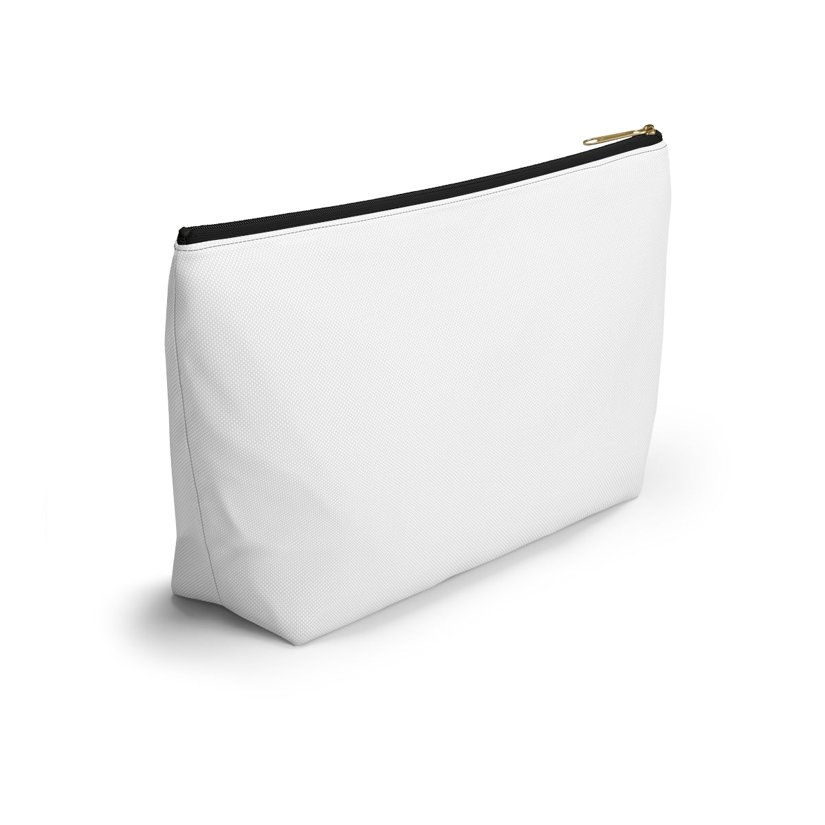 Accessory Pouch with T-bottom Black and Gold Logo