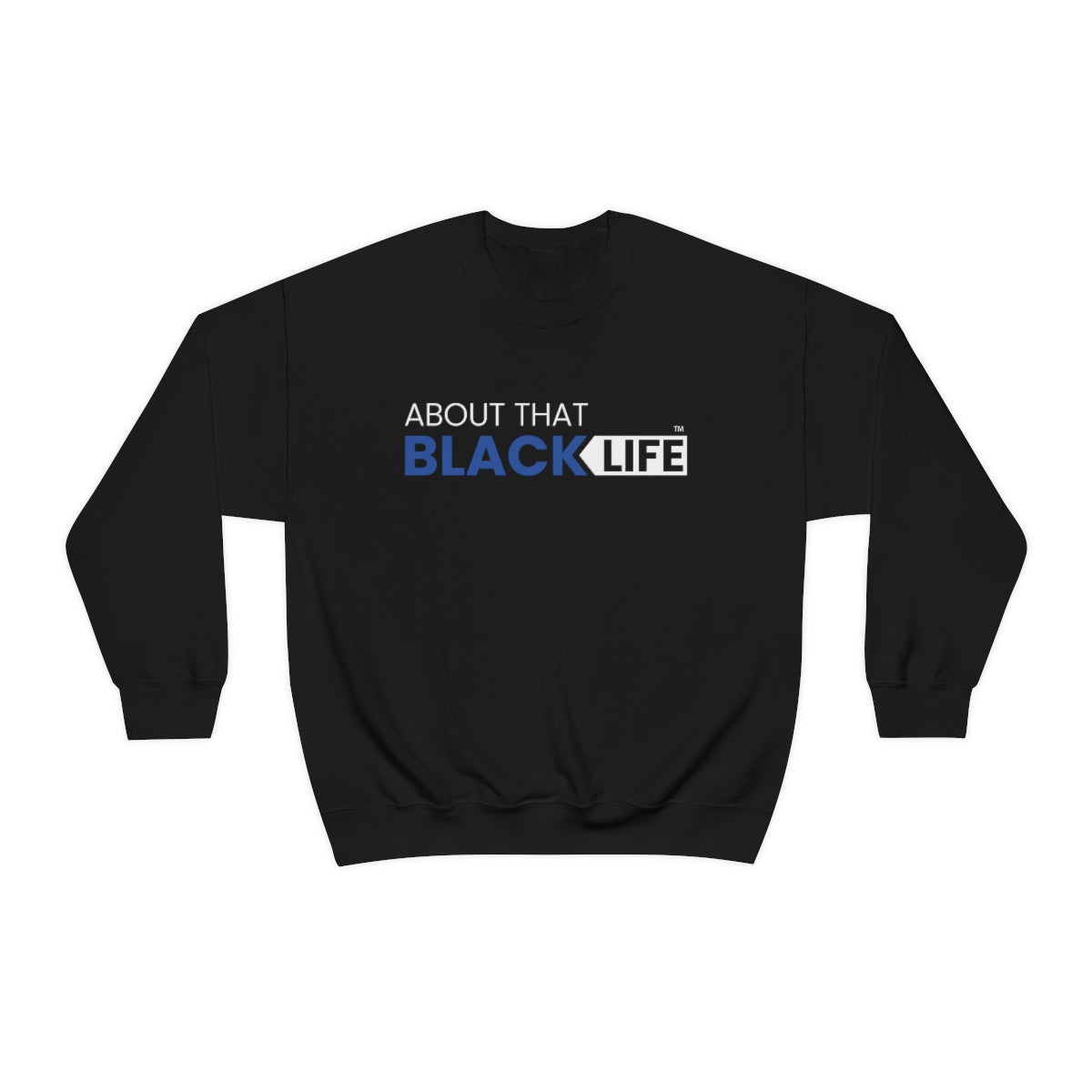 ATBL™ Crewneck Sweatshirt Blue and White ATBL Logo