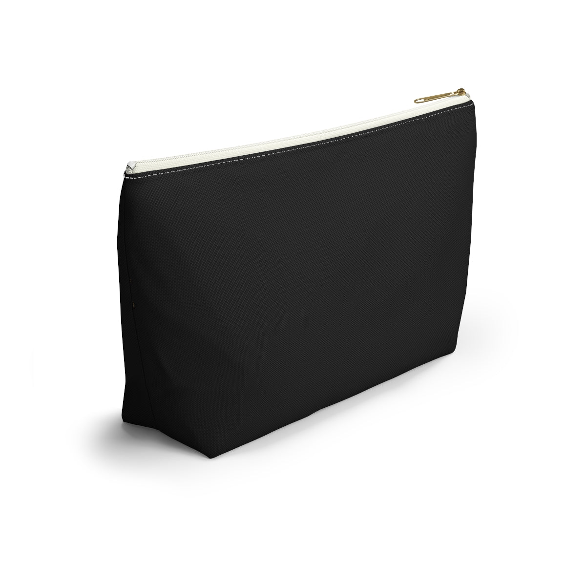 Accessory Pouch with T-bottom Purple and Gold Logo