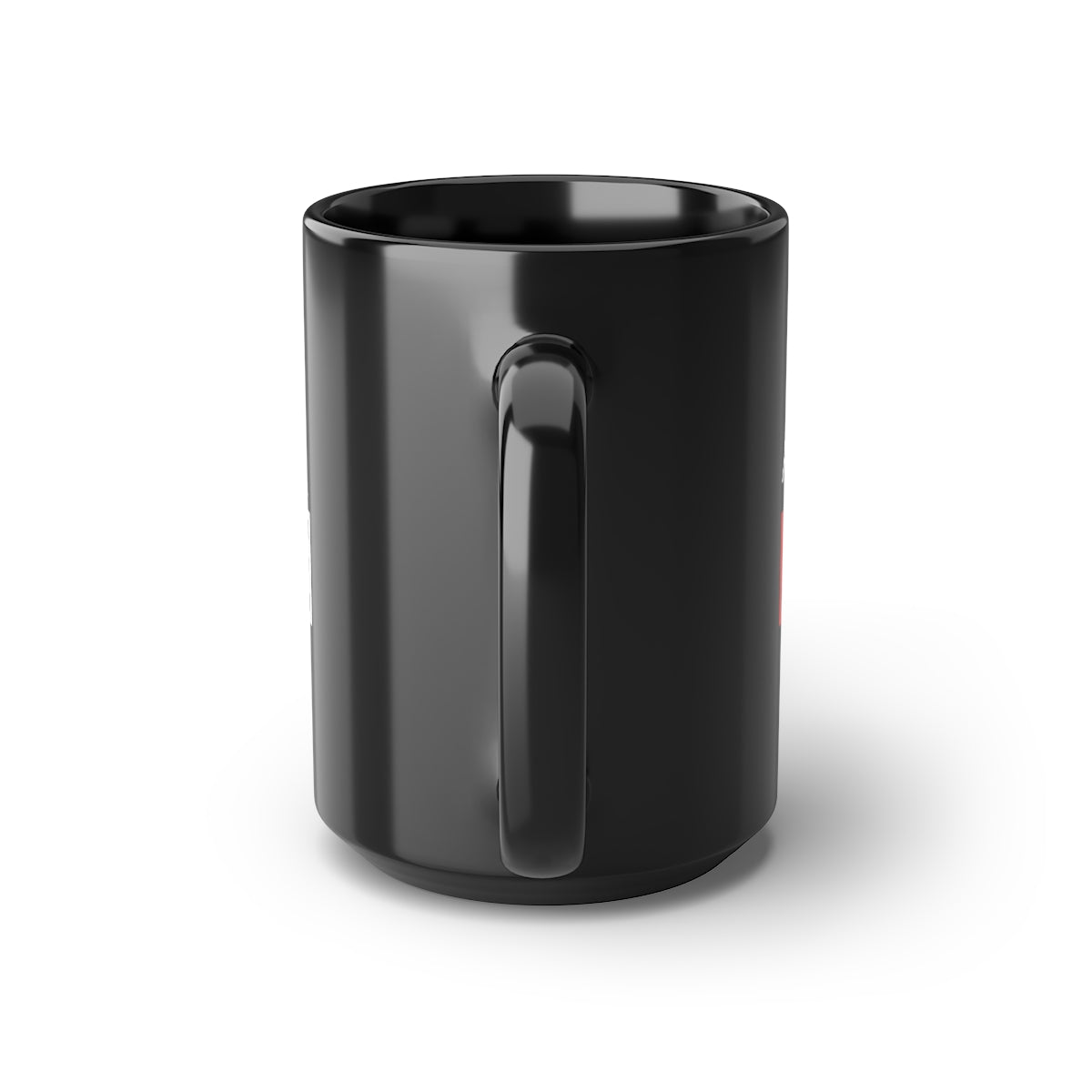 Black Mug, 15oz Red and White ATBL Logo