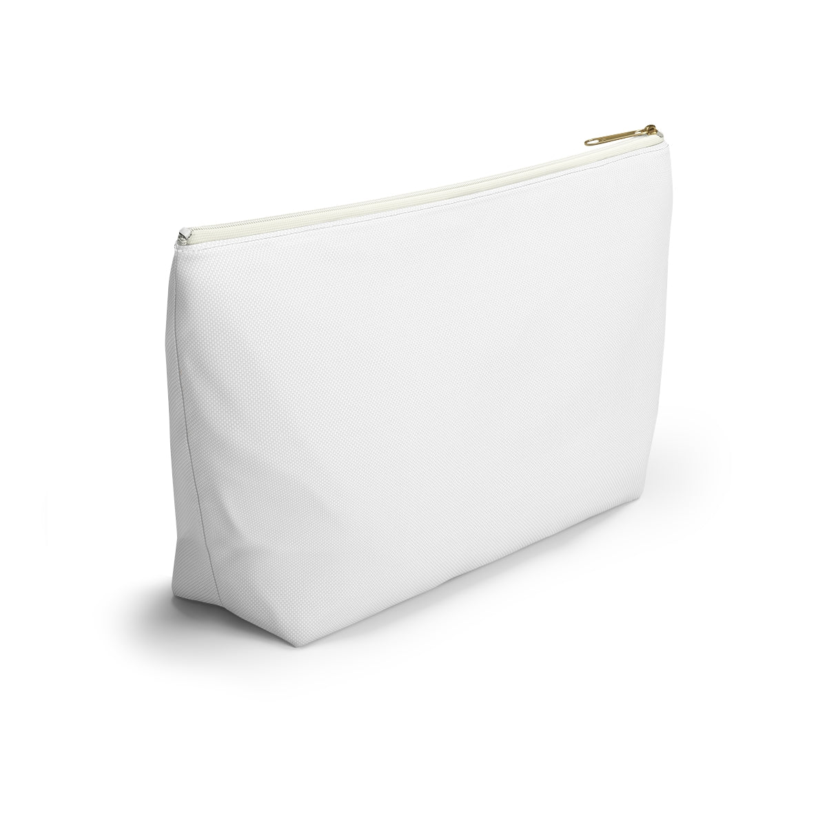 Accessory Pouch with T-bottom Black and Gold Logo