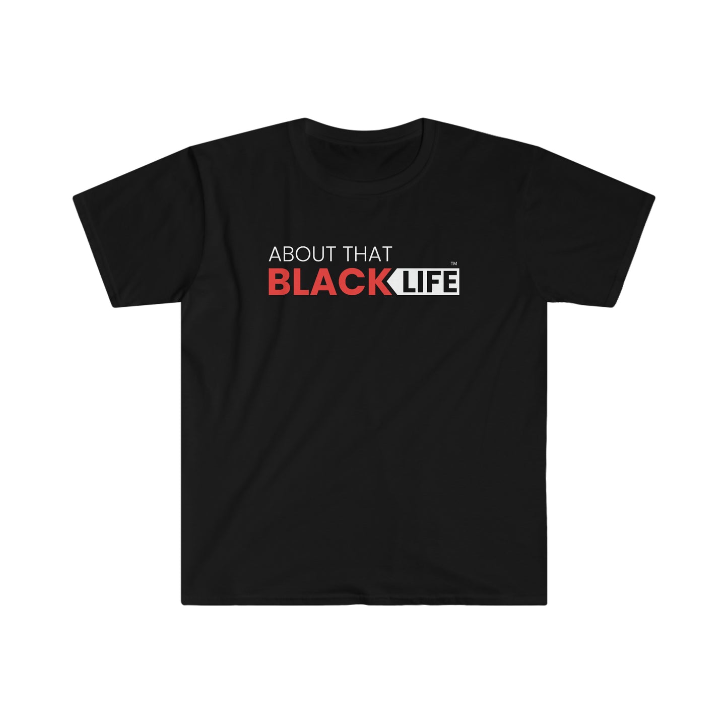 Unisex Softstyle T-Shirt Red and White Logo