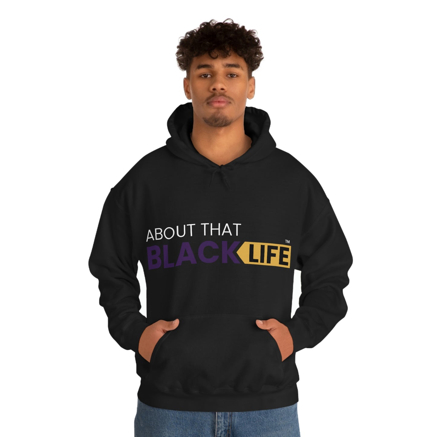 Embroidered ATBL™ Purple and Gold Hoodie