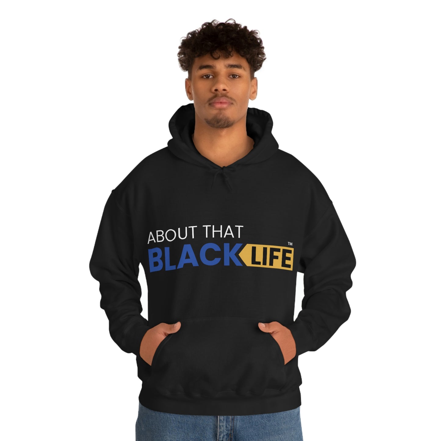 Embroidered ATBL™ Blue and Gold Hoodie