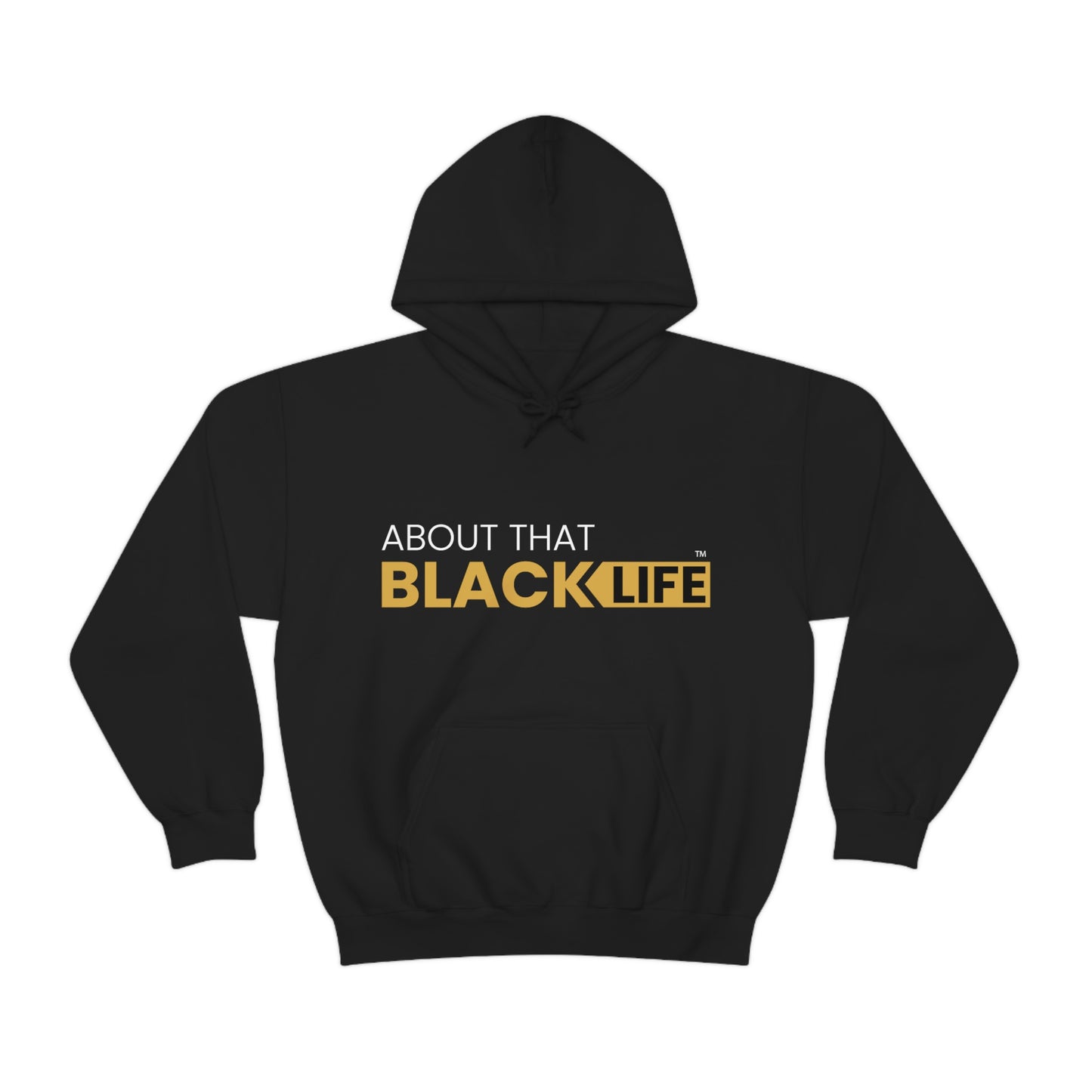 Embroidered ATBL™ Black and Gold Hoodie