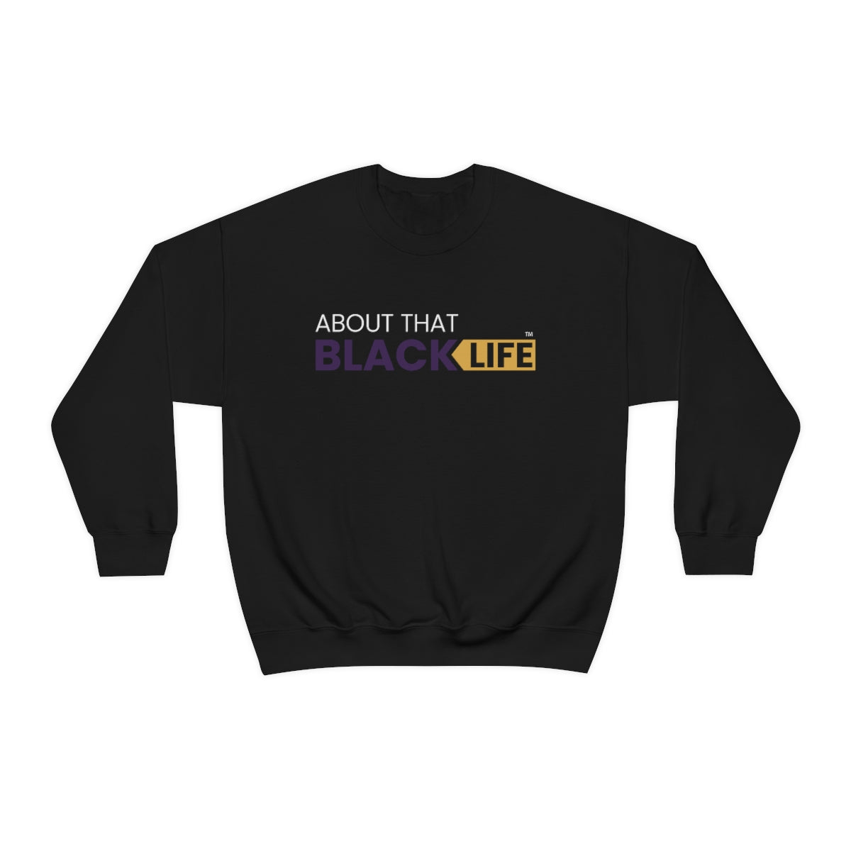 ATBL™ Crewneck Sweatshirt Purple and Gold ATBL Logo
