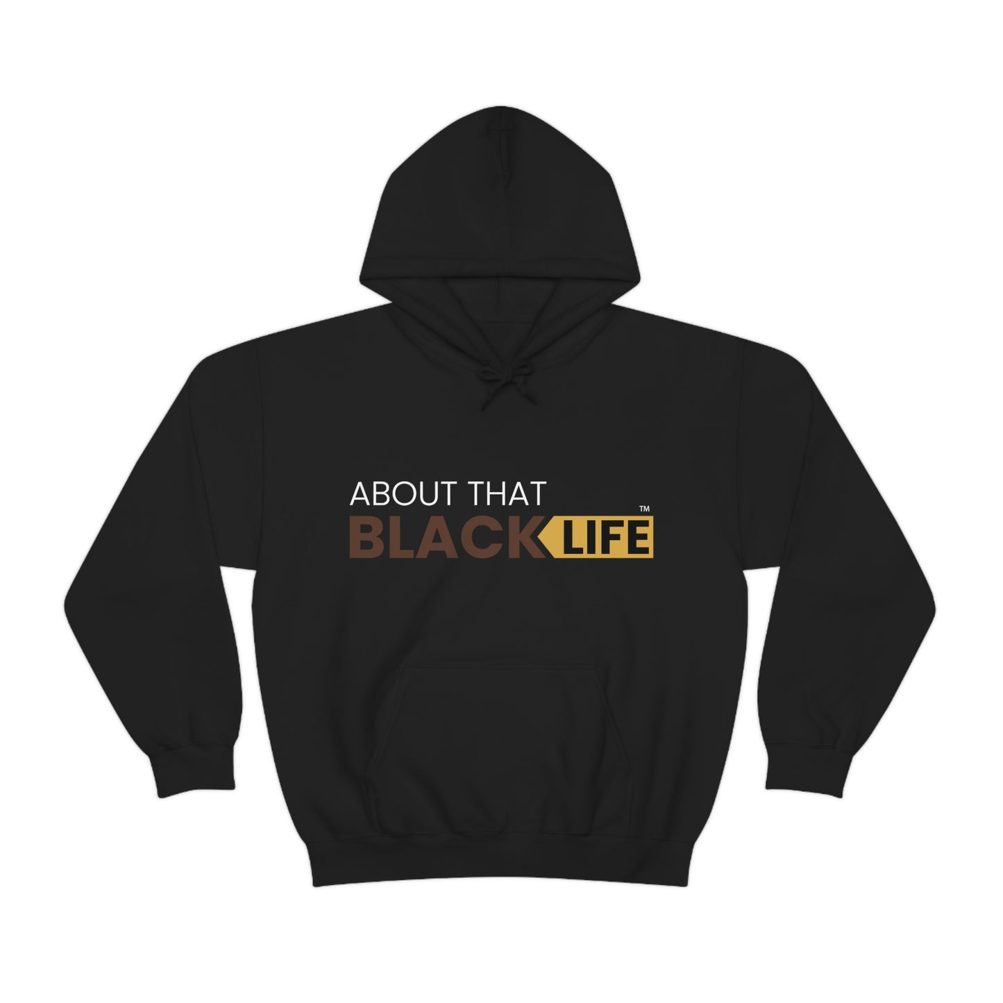 Embroidered ATBL™ Brown and Gold Hoodie