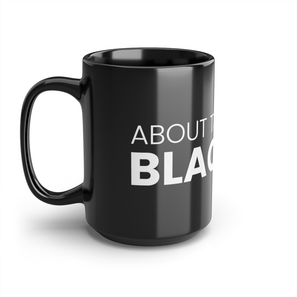 Black Mug, 15oz White ATBL Logo
